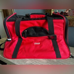 NWOT!!! Coleman Red and Black Pet Carrier